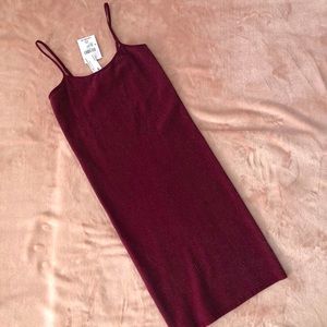 Glamorous Sparkly Bodycon Maroon party dress